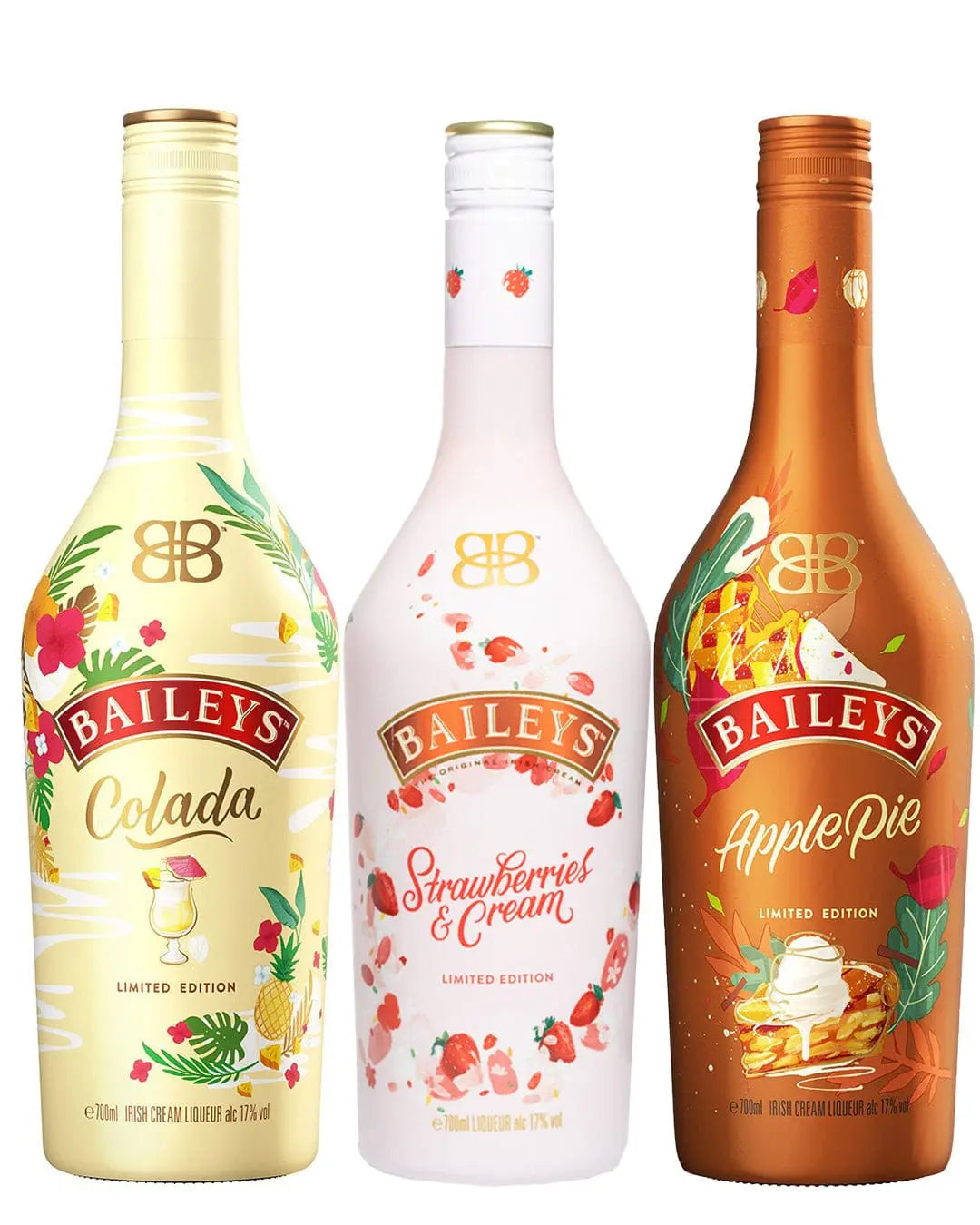Baileys Fruity Flavours Trio, 3 x 70 cl Liqueurs & Other Spirits