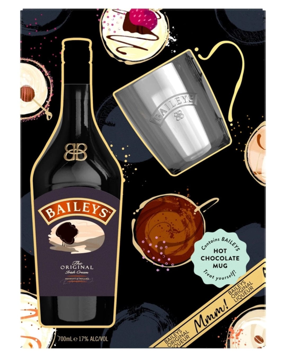 Baileys Irish Cream Hot Chocolate Mug Gift Pack, 70 cl Spirits