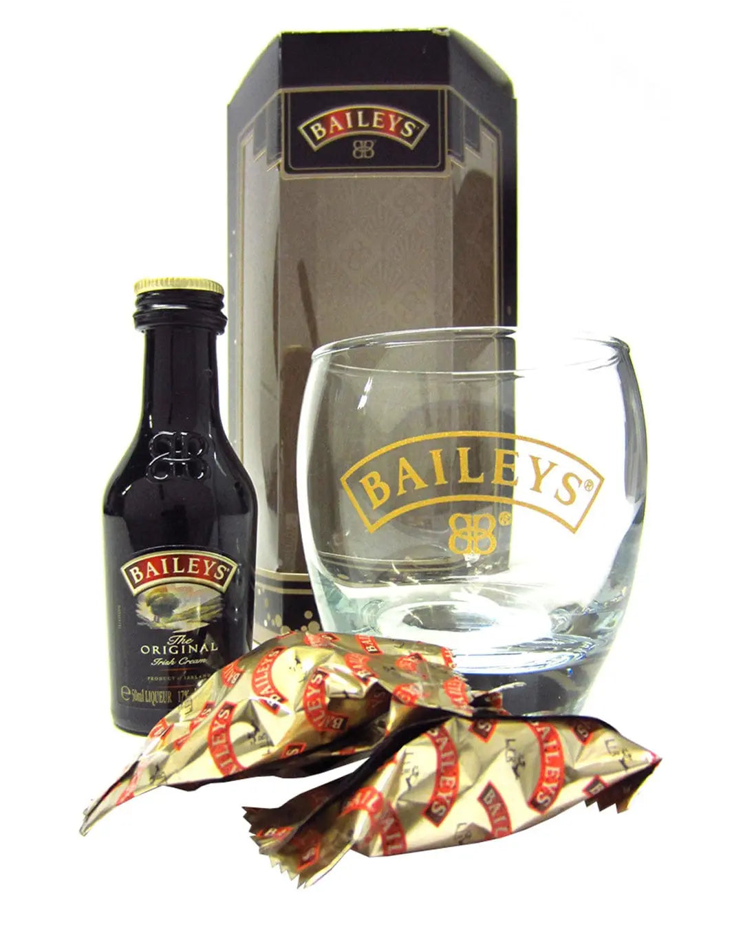 Baileys Miniature Glass + Chocolates Gift Set Spirit Miniatures