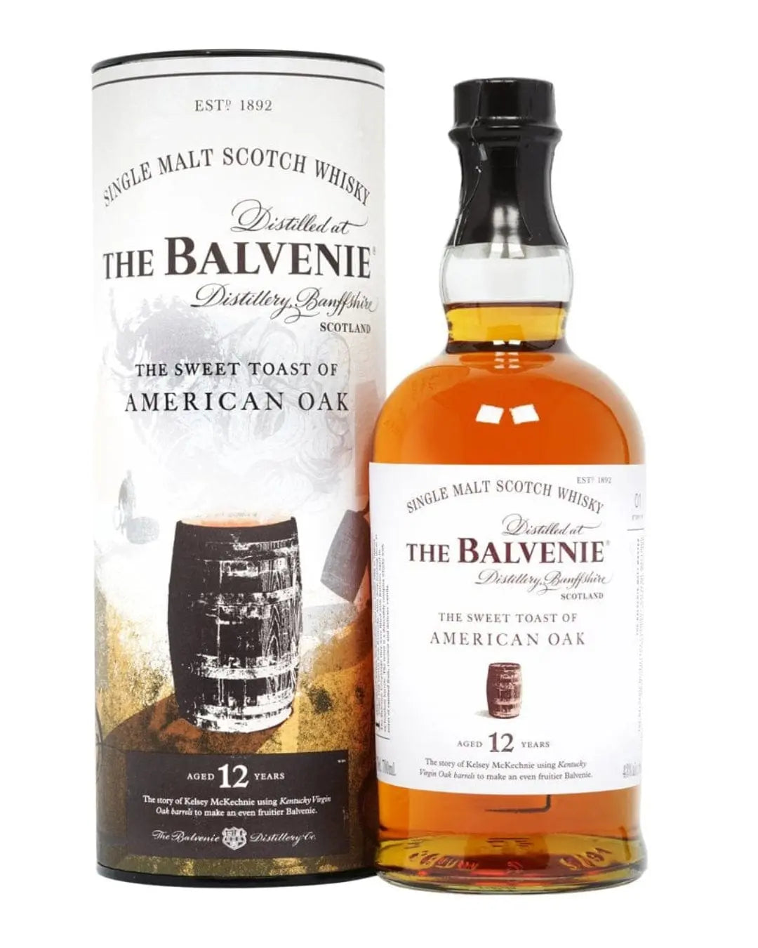 Balvenie 12 Year Old The Sweet Toast of American Oak Single Malt Whisky, 70 cl Whisky