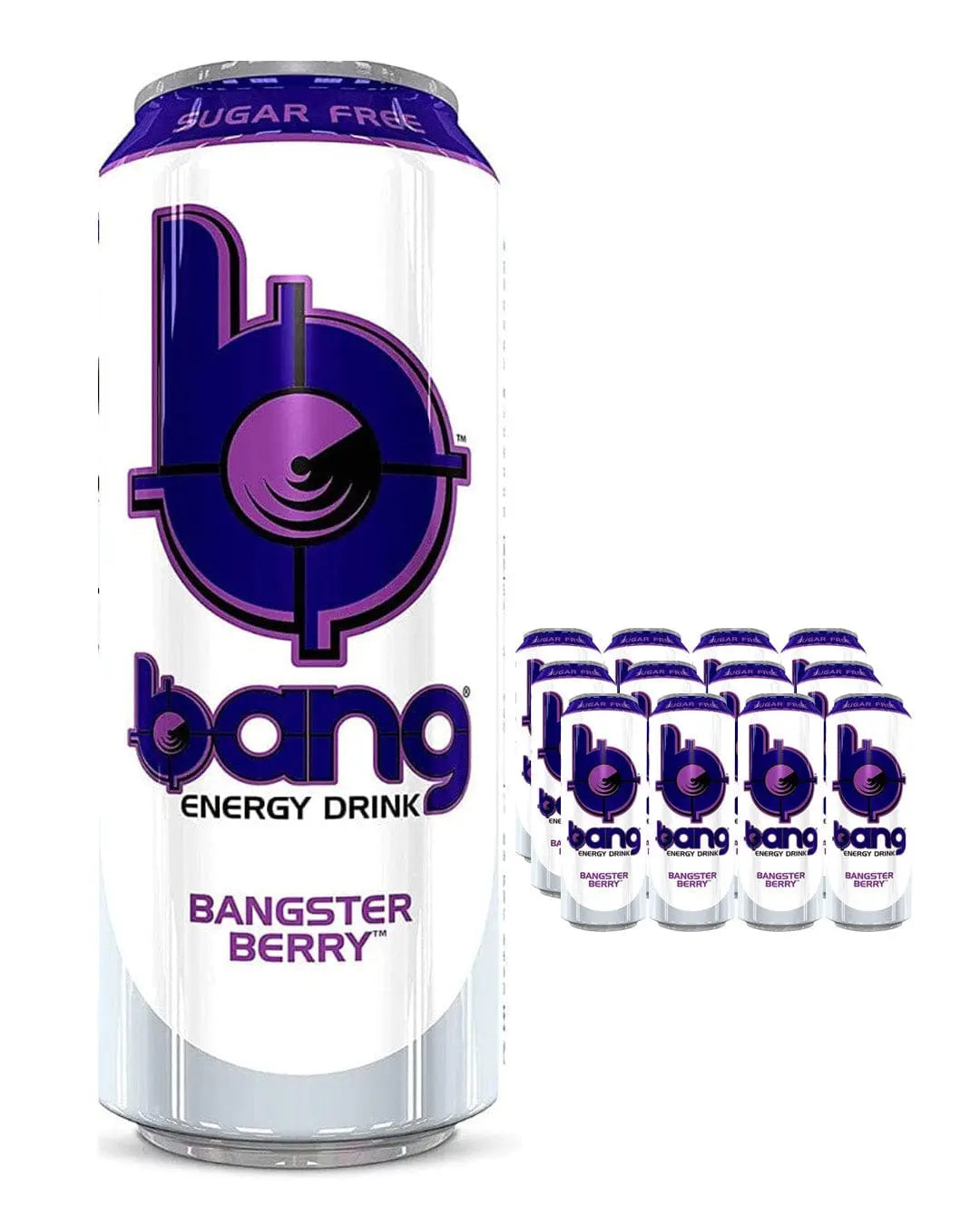 Bang Bangster Berry  Energy Drink Multipack, 12 x 500 ml Soft Drinks & Mixers 8720211190216