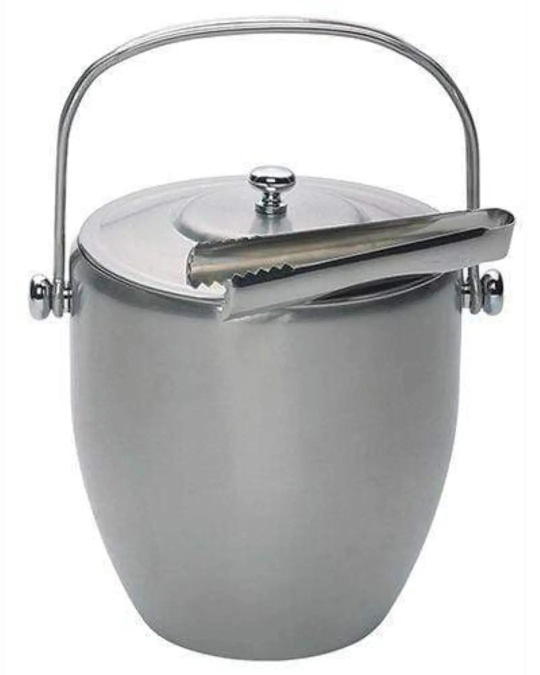 BarCraft Stainless Steel Ice Bucket With Lid and Tongs Tableware 5028250133762