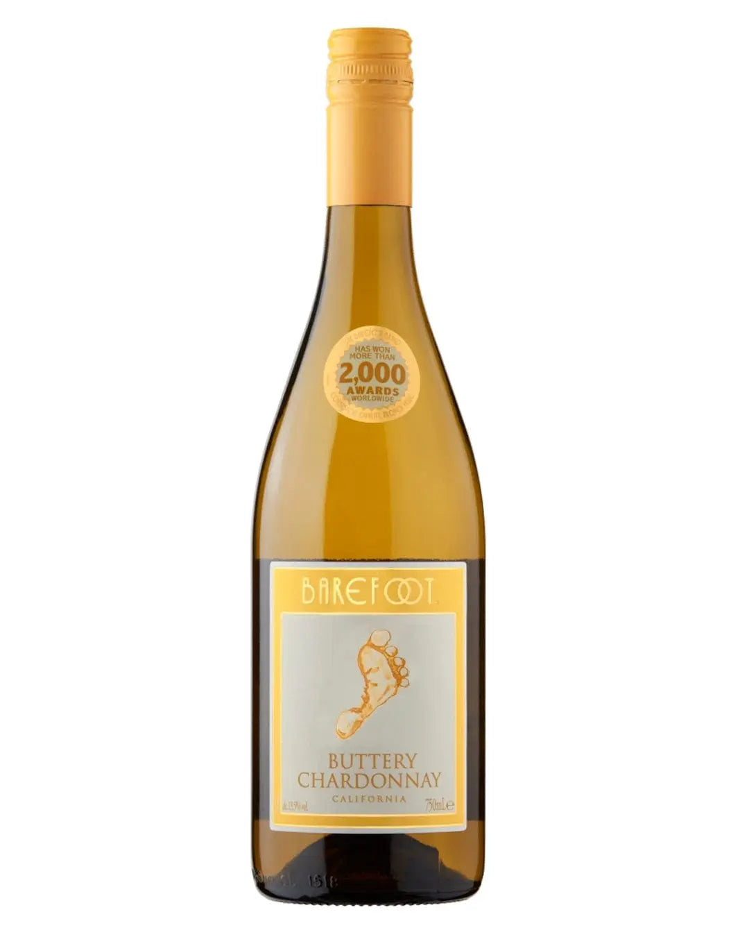 Barefoot Buttery Chardonnay, 75 cl White Wine