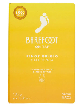 Barefoot Pinot Grigio, 1.5 L White Wine