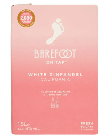 Barefoot White Zinfandel, 1.5 L Red Wine
