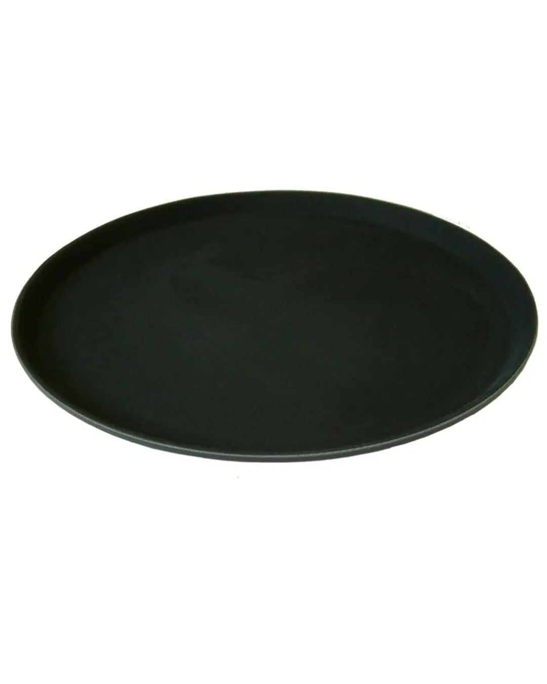 Beaumont 14″ Round Black Non Slip Tray Tableware 5020229104353