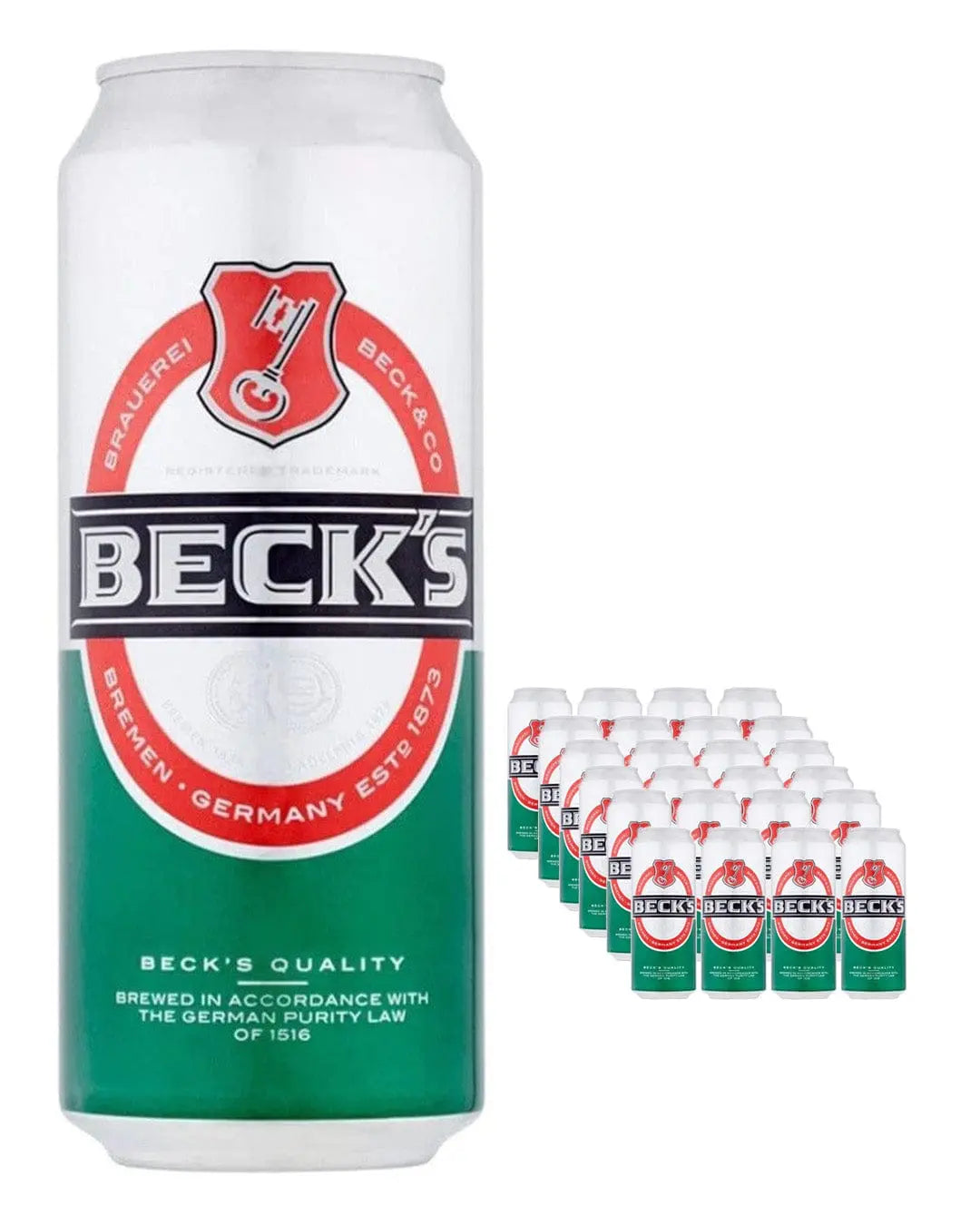 Beck's Lager Multipack, 24 x 500 ml Beer