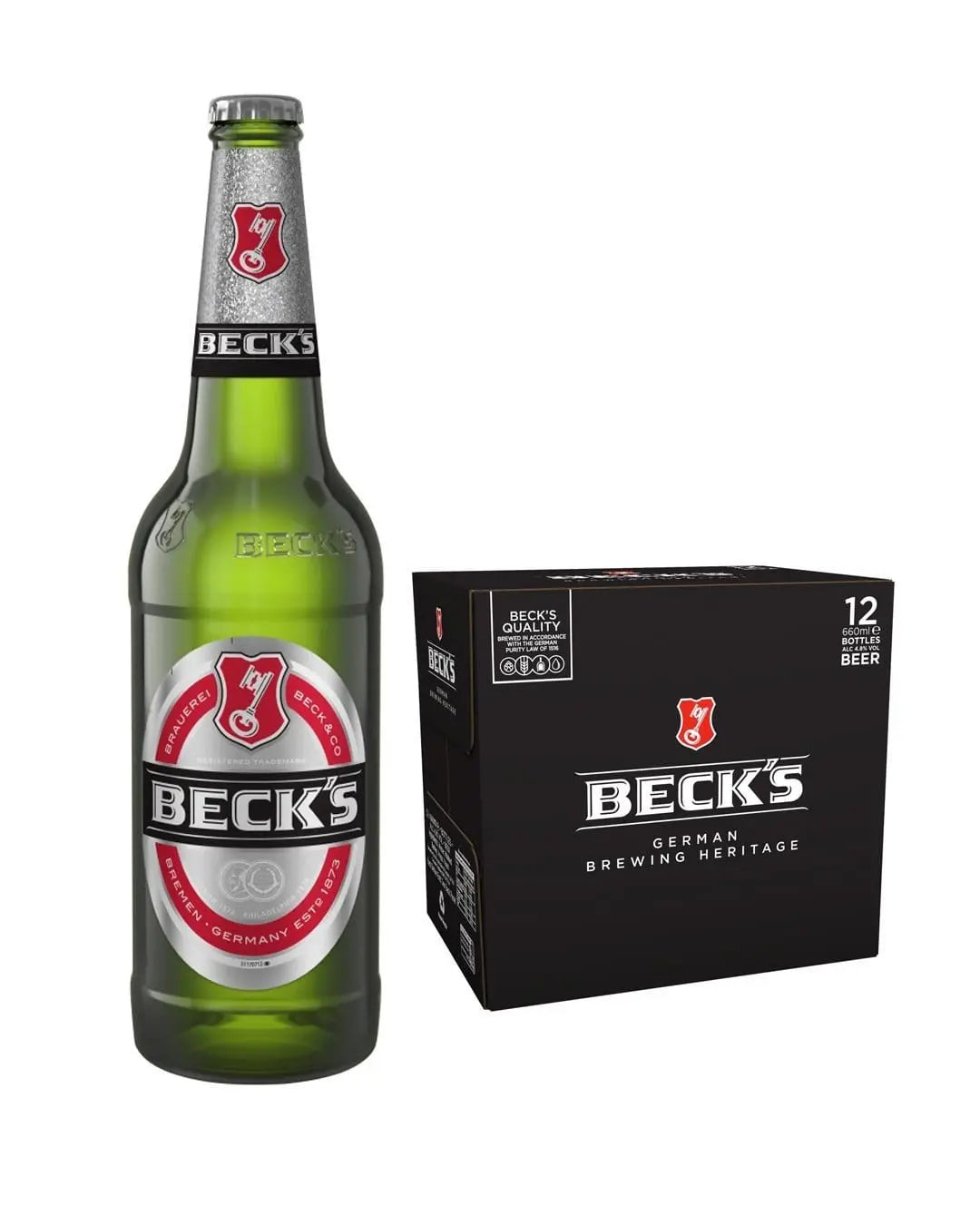 Becks Premium Lager Bottle, 1 x 660 ml Beer