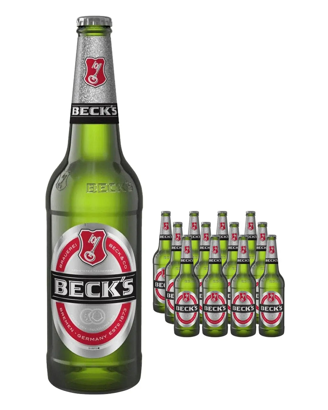 Becks Premium Lager Bottle Multipack, 12 x 660 ml Beer 04100130021060