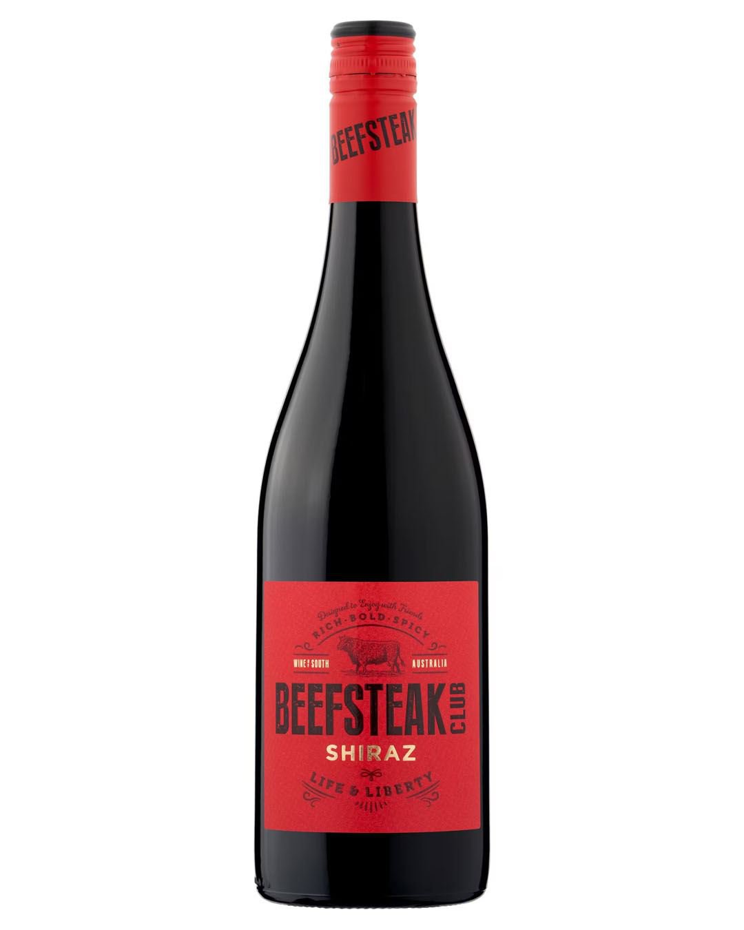 Beefsteak Club Shiraz, 75 cl red-wine