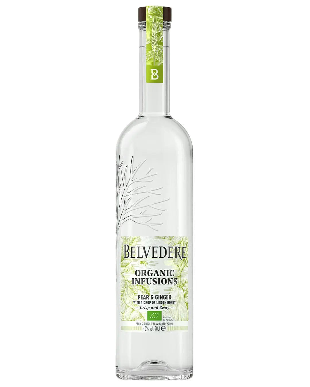 Belvedere Organic Infusions Pear & Ginger Vodka, 70 cl Vodka