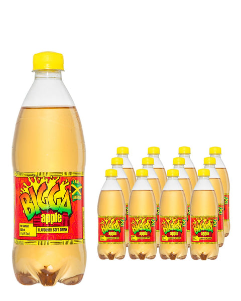 Bigga Apple Flavoured Soft Drink Multipack, 12 x 600 ml – The