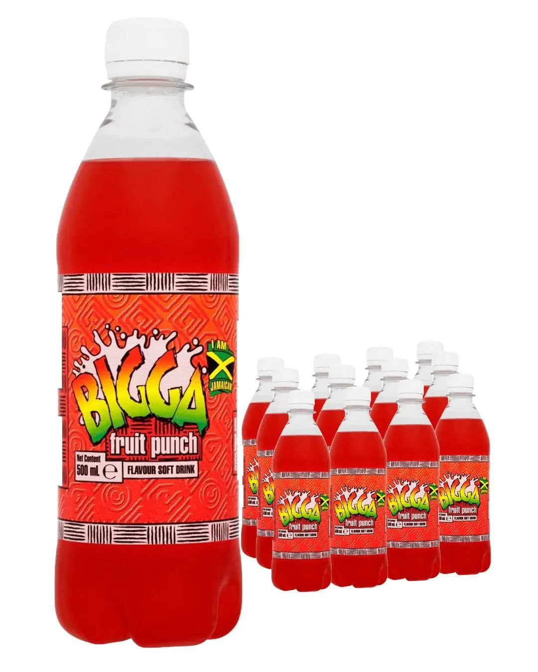 Bigga Fruit Punch Flavour Soft Drink Multipack, 24 x 330 ml Soft Drinks & Mixers