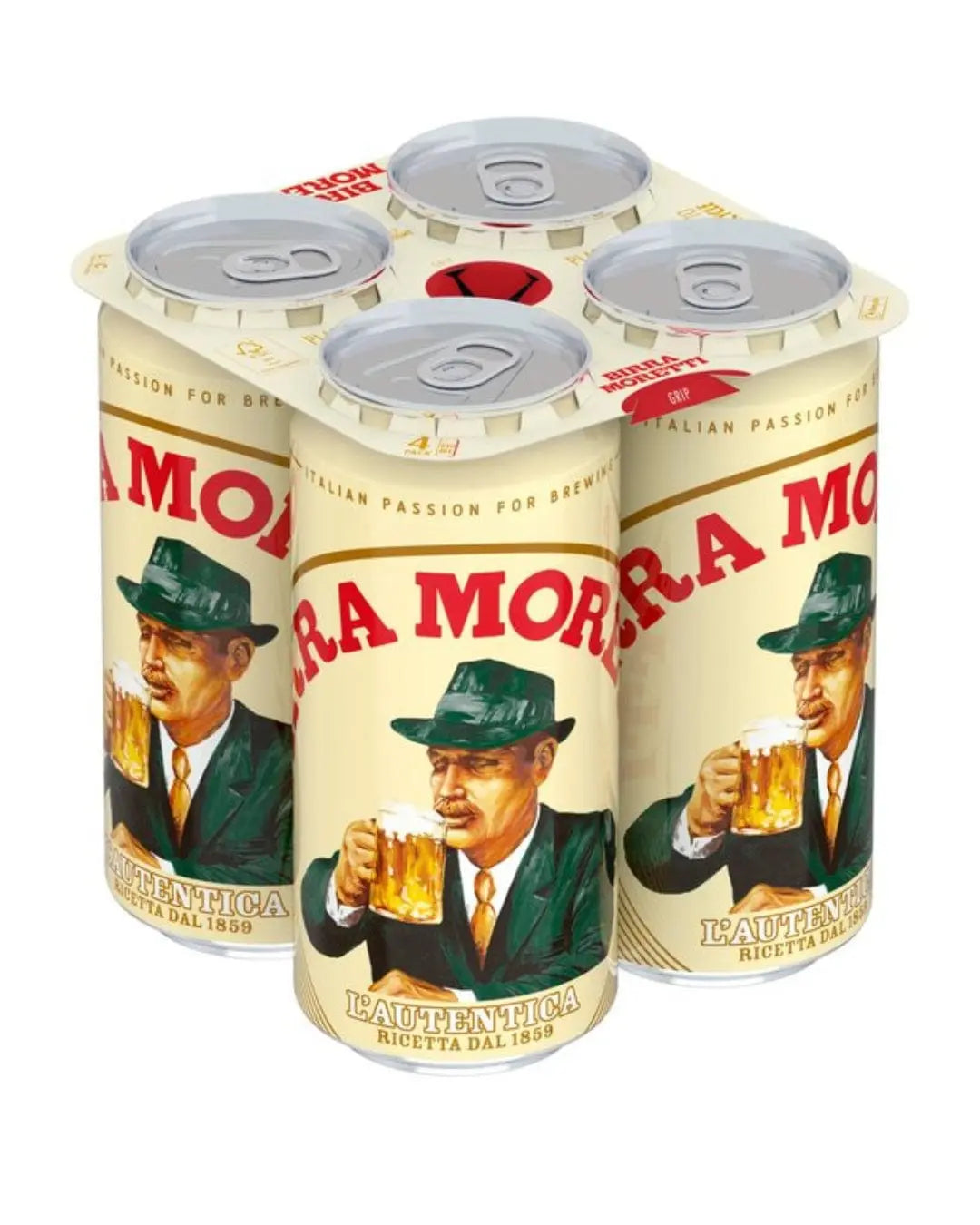 Birra Moretti Lager Beer Can Multipack, 24 x 440 ml Beer
