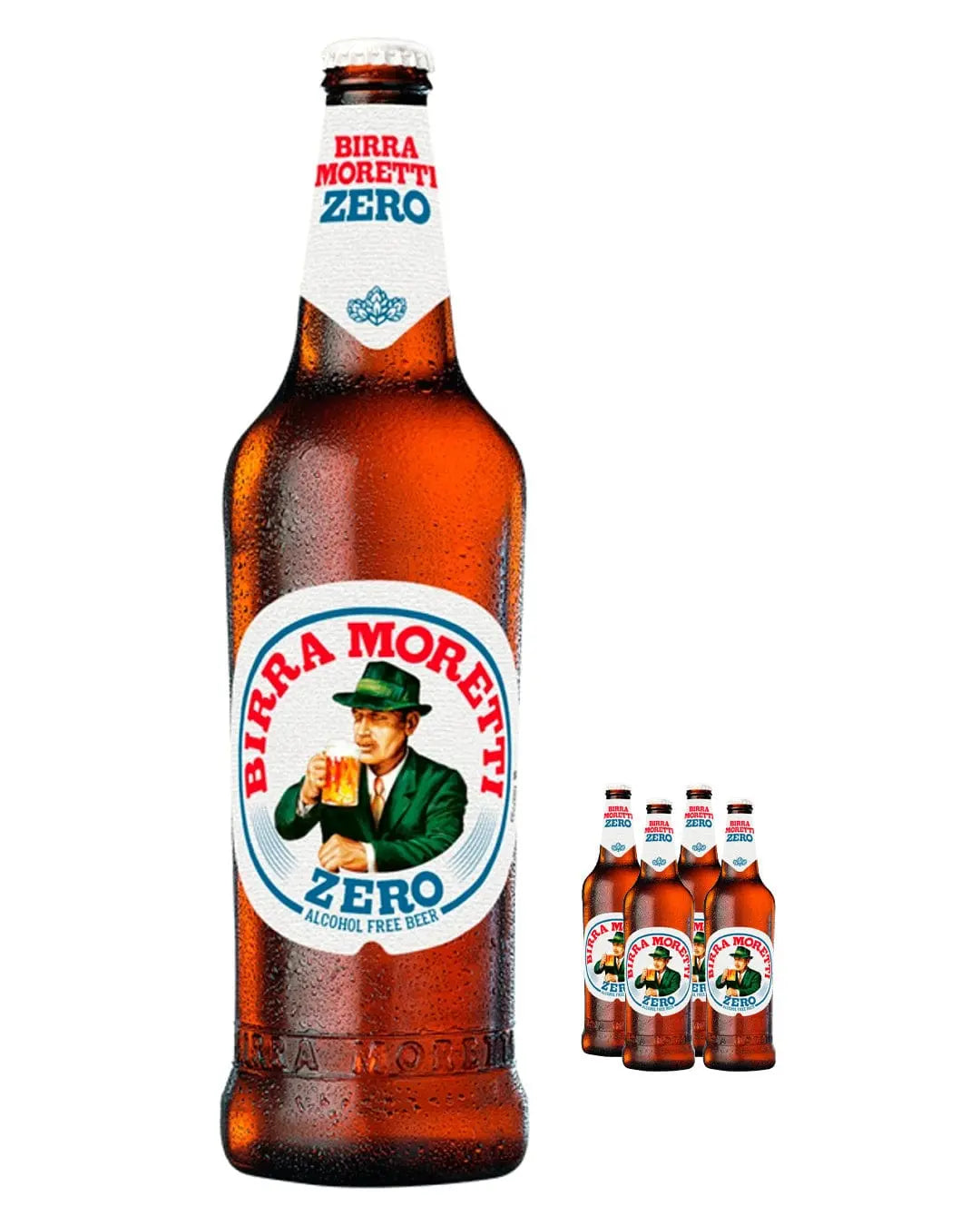 Birra Moretti Zero Alcohol Free Beer Multipack, 4 x 330 ml Beer