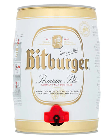 Bitburger Pils Mini Keg, 5 L Beer