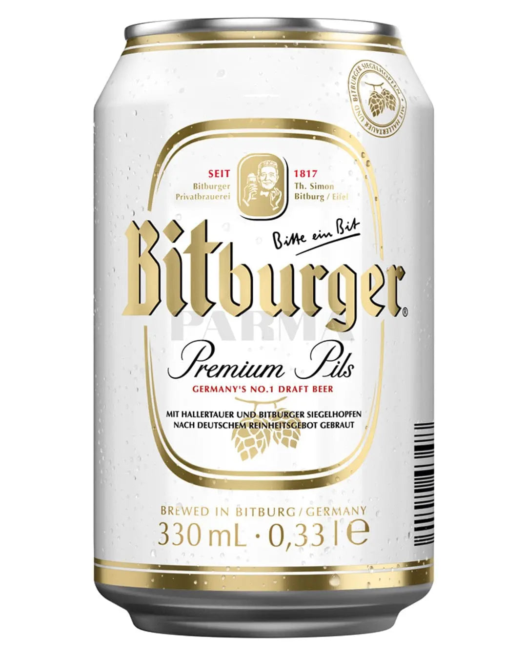 Bitburger Premium Pils Beer, 330 ml Beer