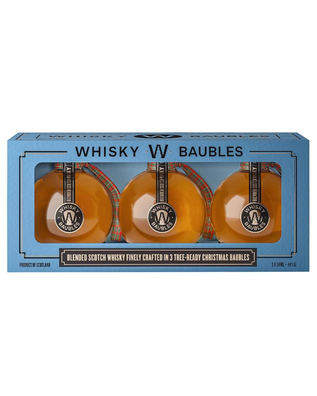 Blended Scotch Whisky Baubles, 3 x 5 cl spirit-miniatures