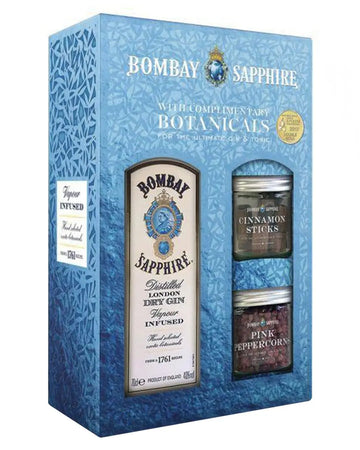 Bombay Sapphire Giftset With Bontanicals, 70 cl Gin 4013400509529