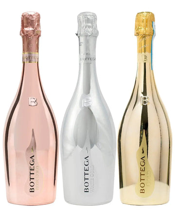 Bottega Prosecco Trio, 3 x 75 cl Champagne & Sparkling