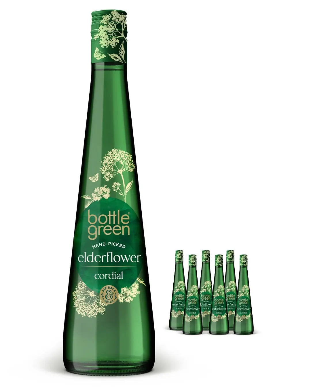 Bottle Green Elderflower Cordial Multipack, 6 x 500 ml Soft Drinks & Mixers