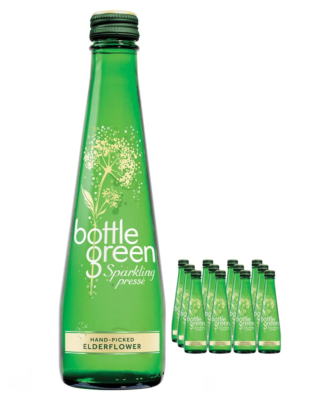 Bottle Green Elderflower Sparkling Presse Multipack, 12 x 275 ml Soft Drinks & Mixers