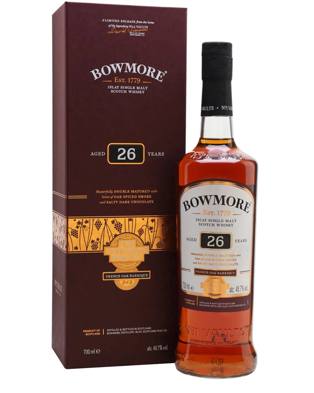 Bowmore 26 Year Old Vintner's Trilogy Whisky, 70 cl Whisky 5010496004715