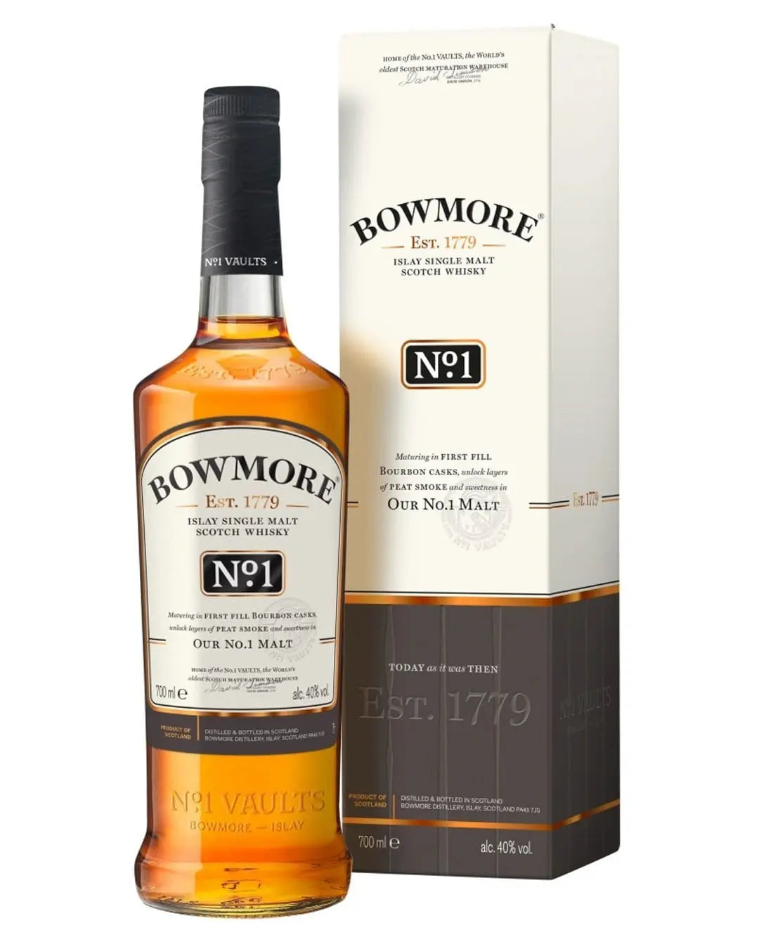 Bowmore No 1 Malt Whisky, 70 cl Whisky 5010496004494