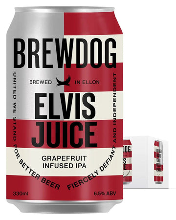 BrewDog Elvis Juice Beer Can Multipack, 4 x 330 ml Beer 05056025454170