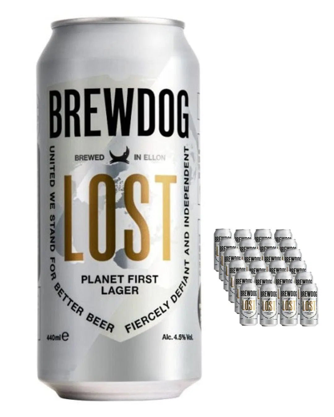 Brewdog Lost Lager Beer Can Multipack, 24 x 440 ml Beer 05056025453296