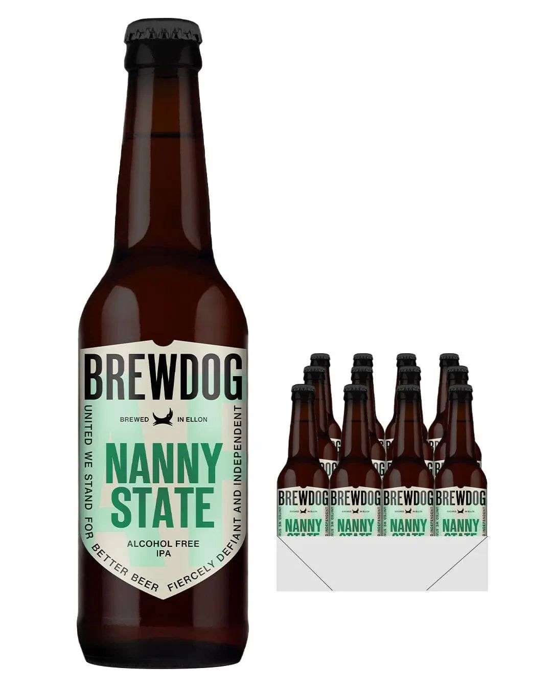 BrewDog Nanny State Beer Bottle, 330 ml Beer