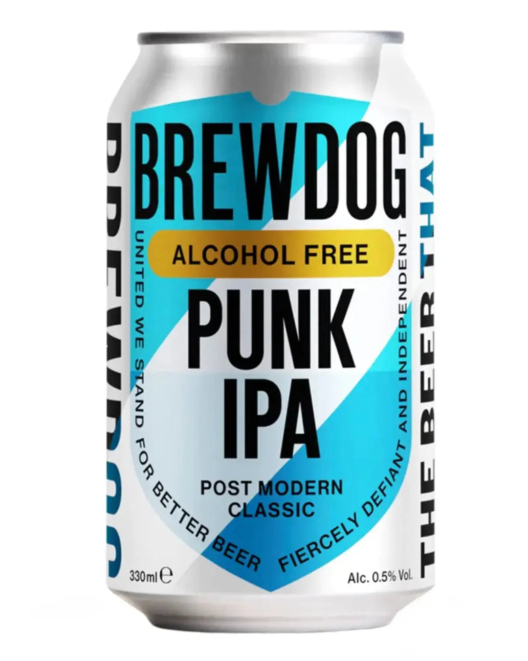 BrewDog Punk IPA Alcohol Free Can Multipack, 4 x 330 ml Beer 05056025421363