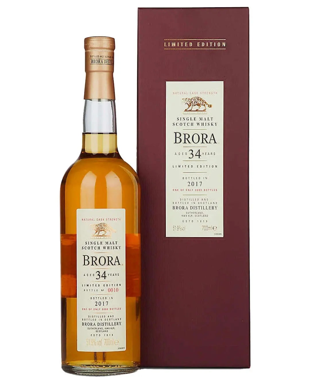 Brora 34 Year Old Whisky, 70 cl Whisky 5000281047935