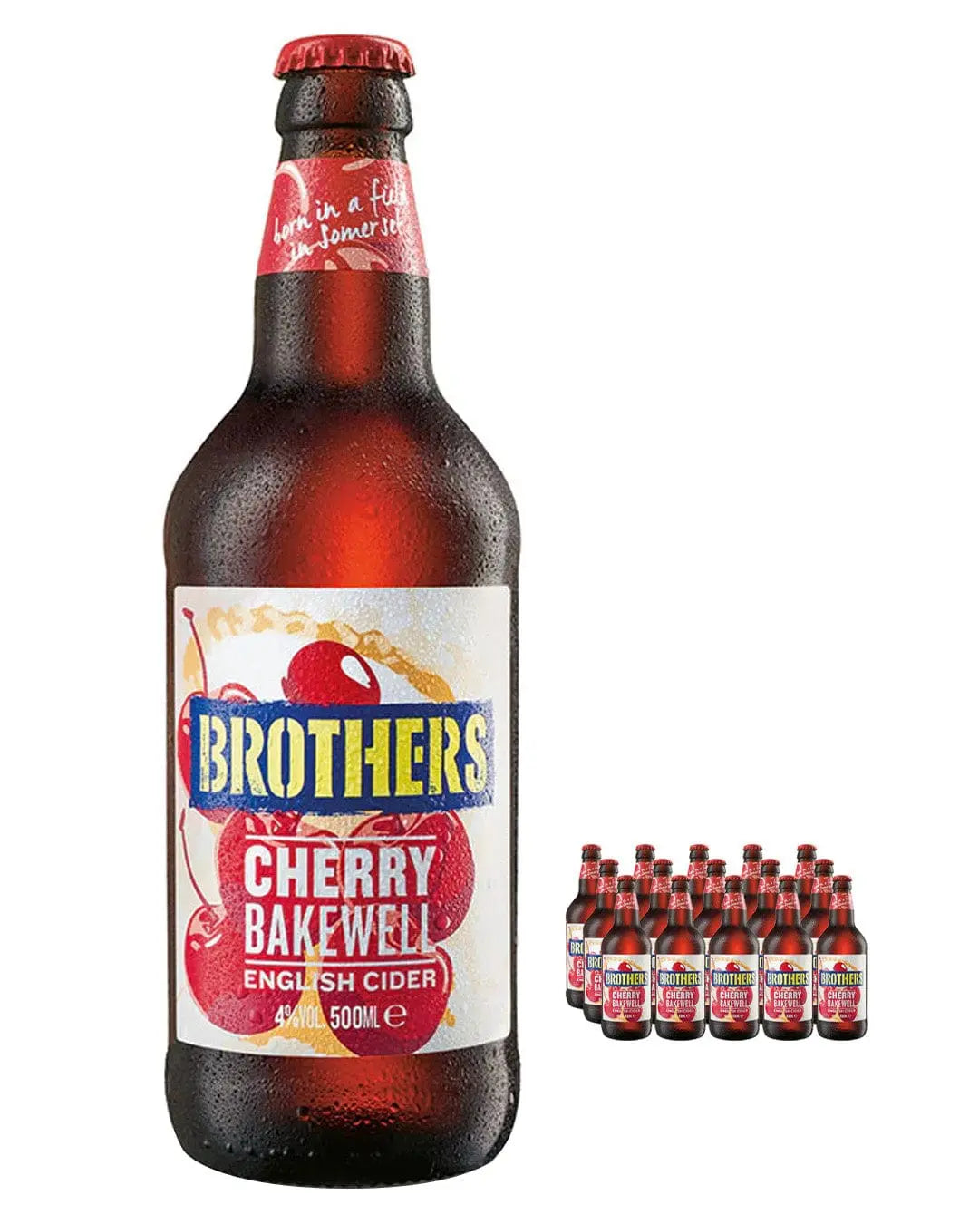 Brothers Cherry Bakewell Cider Multipack, 12 x 500 ml Cider
