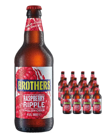 Brothers Raspberry Ripple Cider Multipack, 12 x 500 ml Cider