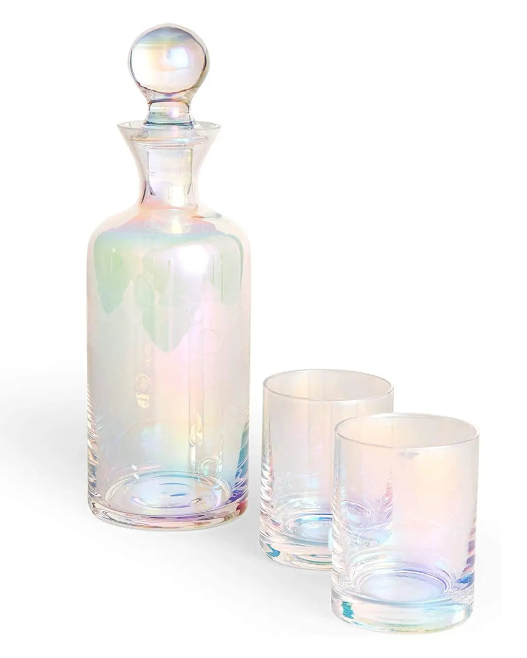BTFY Glass Decanter and Tumbler Gift Set Tableware