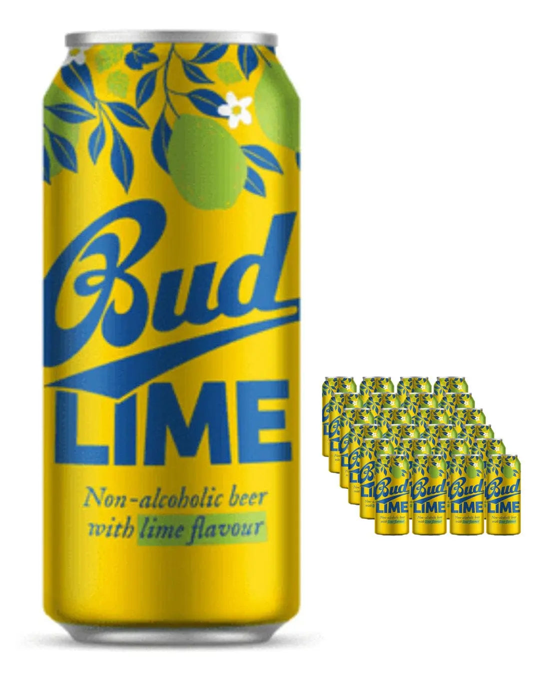 Bud Lime Non-alcoholic Beer Multipack, 24 x 500 ml Beer 8594403708530