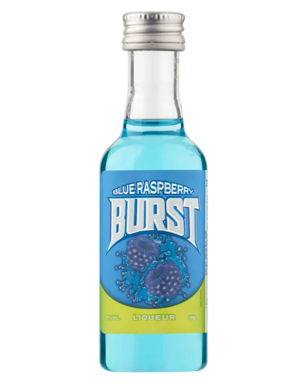 Burst Blue Raspberry Liqueur Miniature, 5 cl Spirit Miniatures