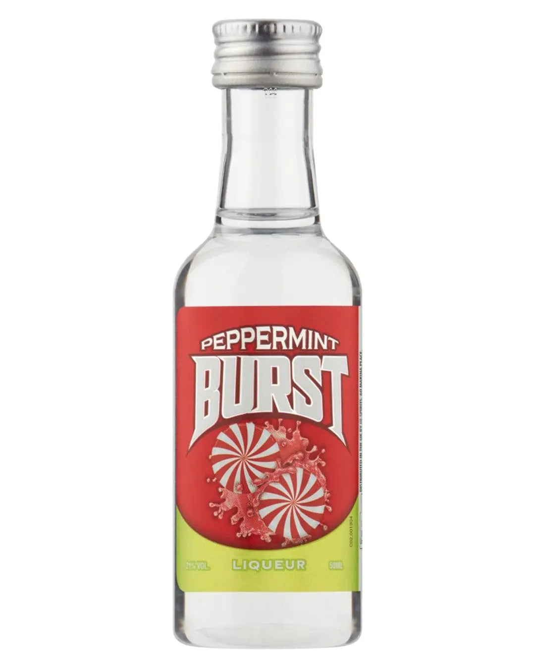 Burst Peppermint Liqueur Miniature, 5 cl Spirit Miniatures