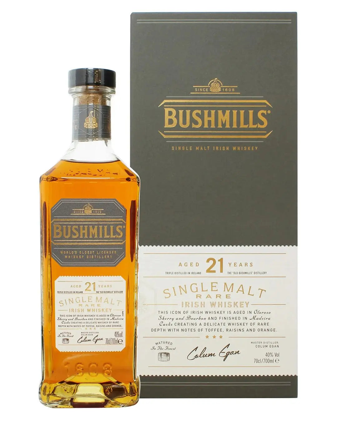 Bushmills 21 Year Old Whiskey, 70 cl Whisky 5010103917940