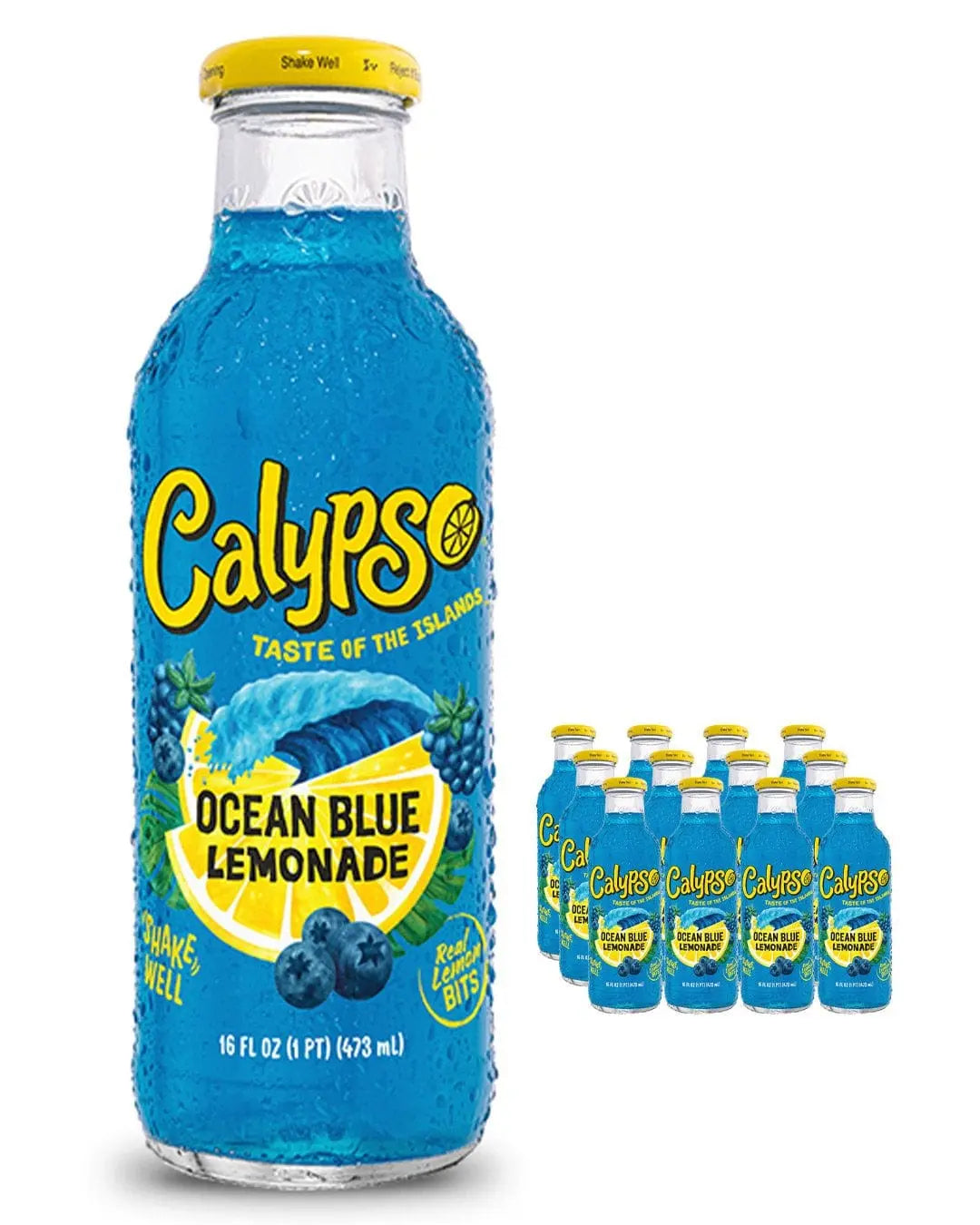 Calypso Ocean Blue Lemonade Multipack, 12 x 591 ml Soft Drinks & Mixers