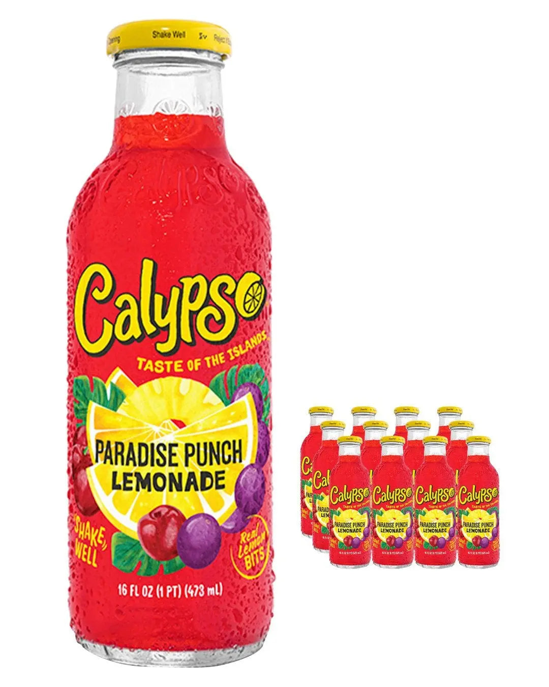 Calypso Paradise Punch Lemonade Multipack, 12 x 591 ml Soft Drinks & Mixers
