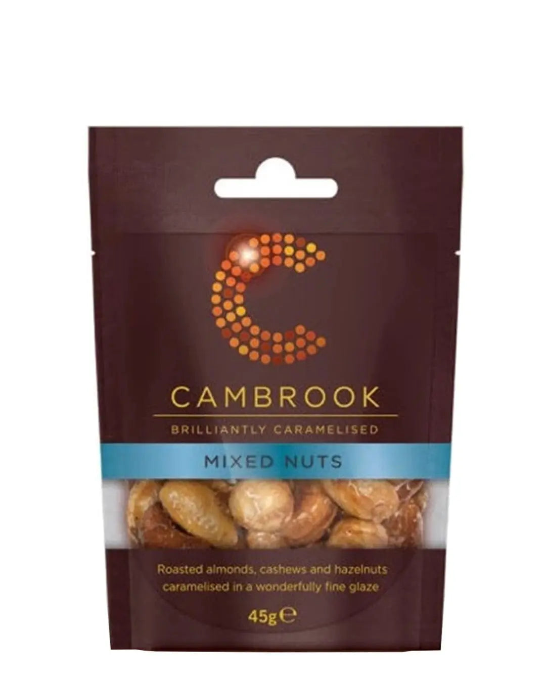 Cambrook Caramelised Mixed Nuts, 45 g Snacks 5060310130212