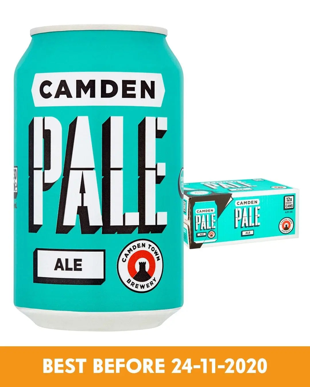Camden Town Brewery Pale Ale Lager Can, 1 x 330 ml Beer