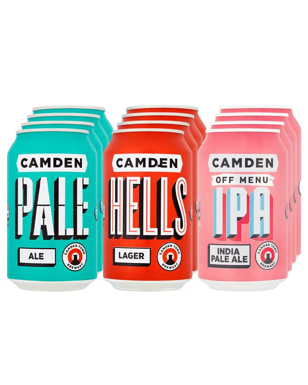 Camden Town Brewery Trio Can Multipack, 12 x 330 ml Beer
