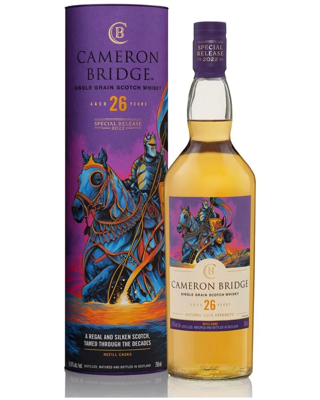 Cameronbridge 2022 Special Release Single Grain 26 Year Old Whisky, 70 cl Whisky 5000281070773