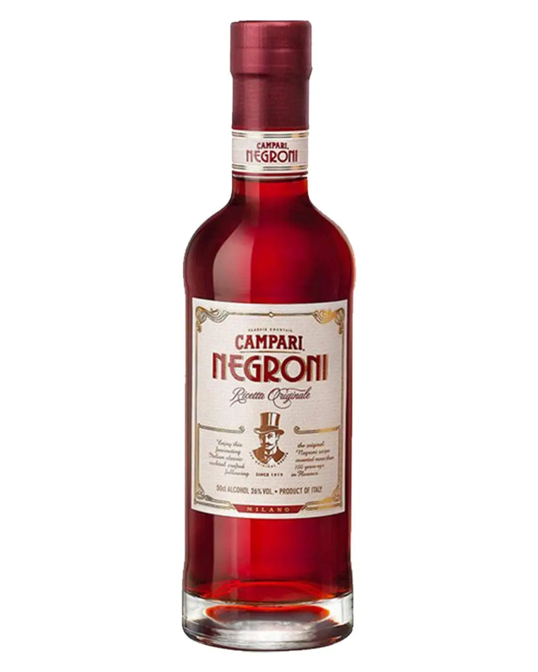 Campari Negroni Premixed Cocktail, 50 cl Ready Made Cocktails