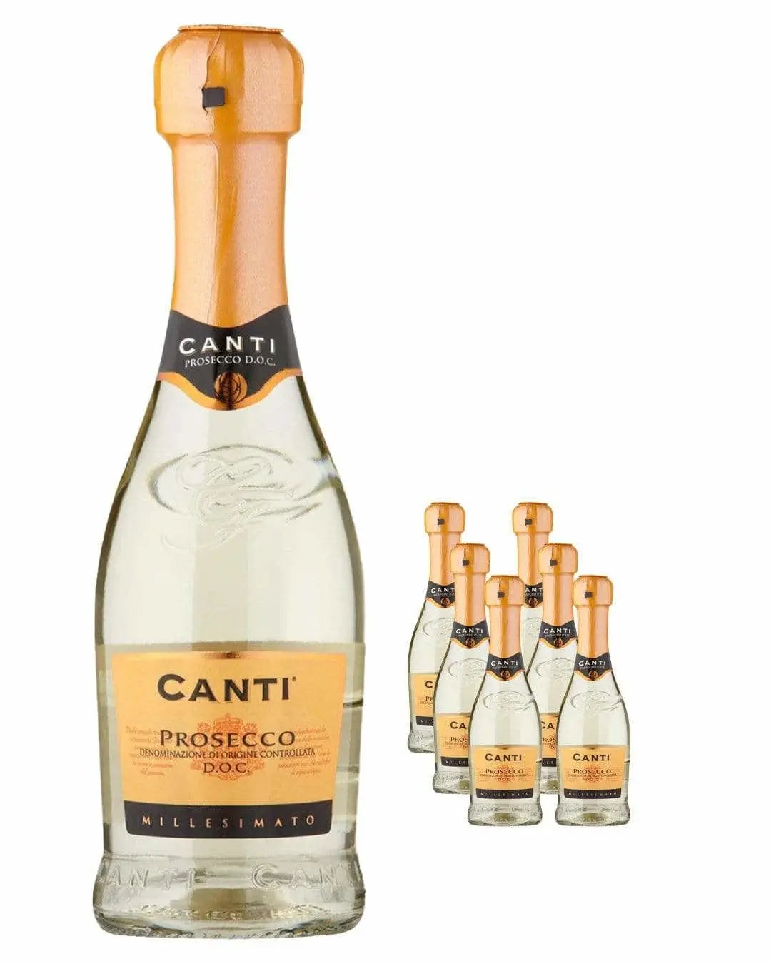 Canti Spumante Prosecco (Case of 12 x 20 cl) Wine Miniatures