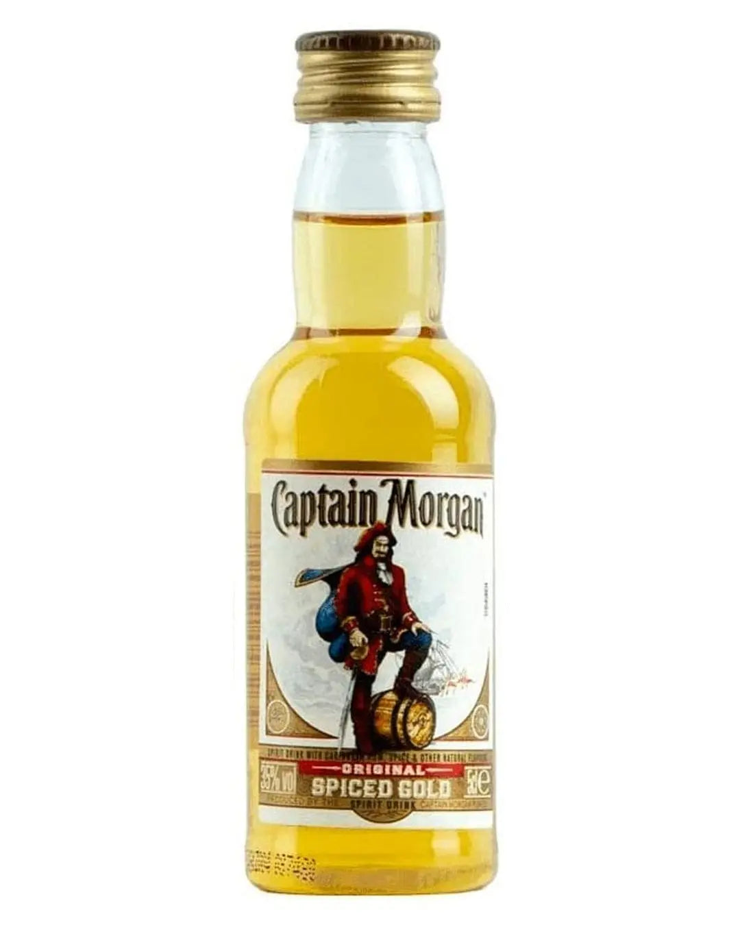 Spice Gold Captain Morgan Spiced Gold Rum Miniature, 5 cl – The Bottle Club