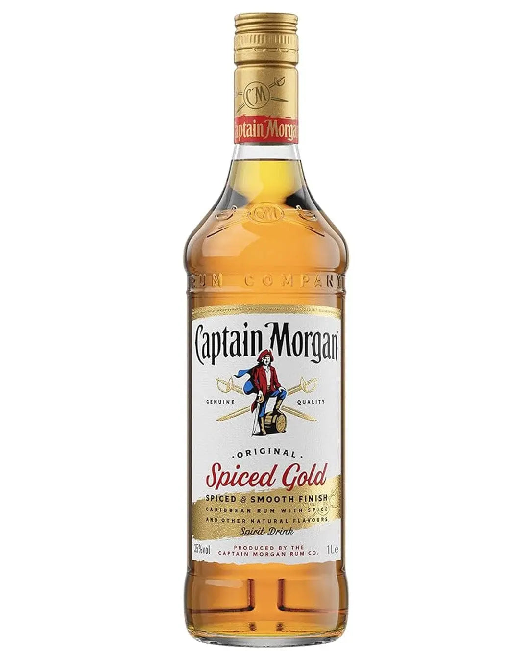 Captain Morgan Spiced Rum, 1 L Rum 5000299223055